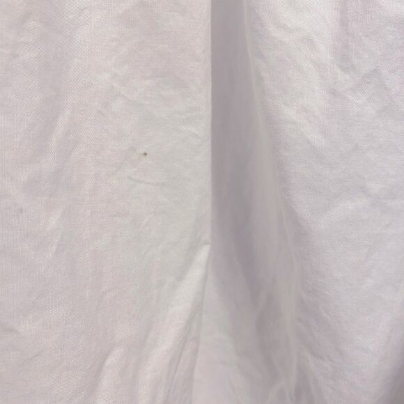 Stradivarius Poplin Midi Dress w/ Straps Womens Medium White BP0306 - Picture 4 of 13